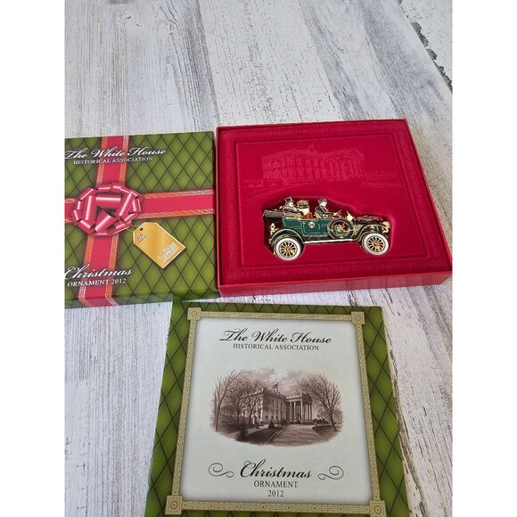 White House Howard Taft 2012 car metal ornament Xmas tree automobile Americana p - Picture 1 of 12